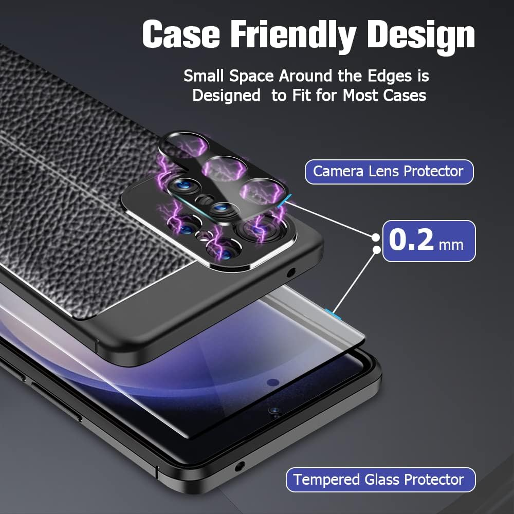 Protector de Pantalla de Cristal Templado Lente Hidrogel Para Samsung S23 S22 Ultra Plus USA