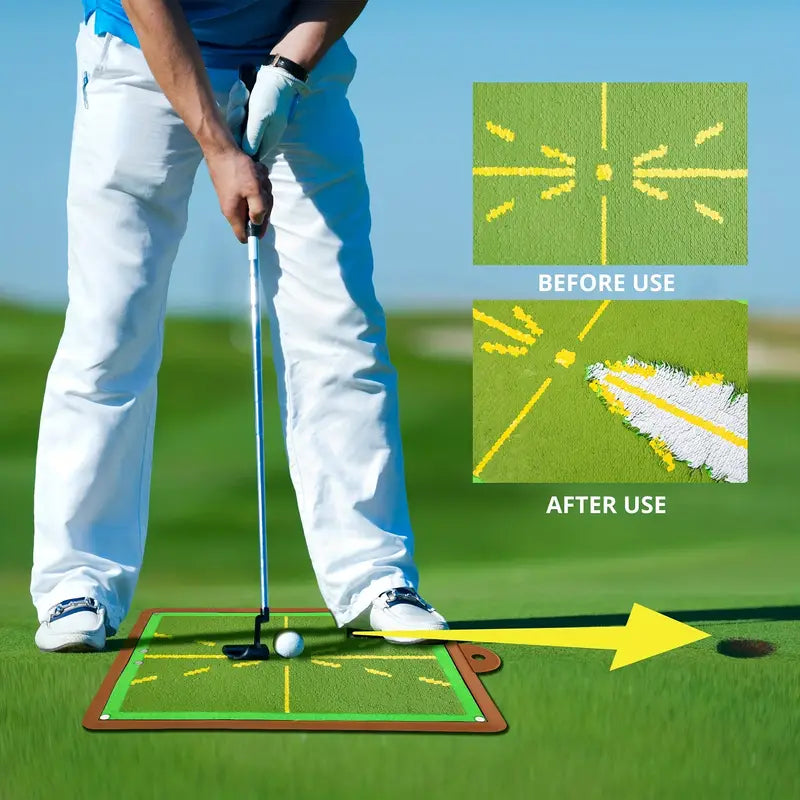Alfombra de Entrenamiento para Swing y Golpe de Golf