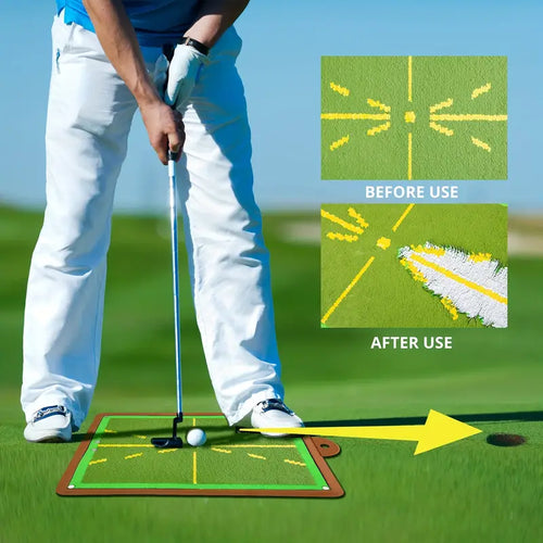 Alfombra de Entrenamiento para Swing y Golpe de Golf