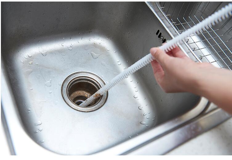 Herramienta Limpiadora de Desagües Flexible y Extendida para Baño y Cocina