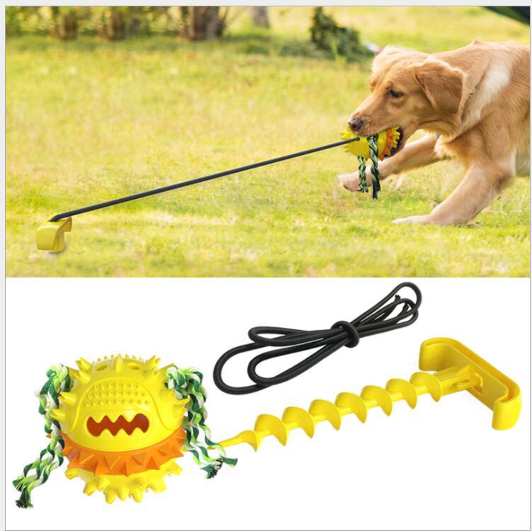 Juguete para Perros Resistentes a Mordeduras con Cuerda para Exteriores