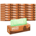 50 Rollos de Bolsas para Desechos de Perros, 10000 Bolsas, Bolsas de Basura para Perros a Prueba de Fugas, Bolsas Gruesas de Plástico para Excremento de Perro, para Uso en Casa, Parque, Viaje al Aire Libre, Suministros para Mascotas (Verde Oscuro)