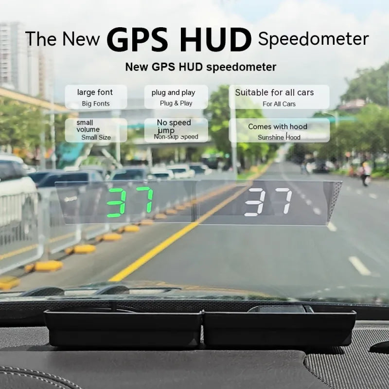 Car Hud Head-up Display GPS Velocímetro