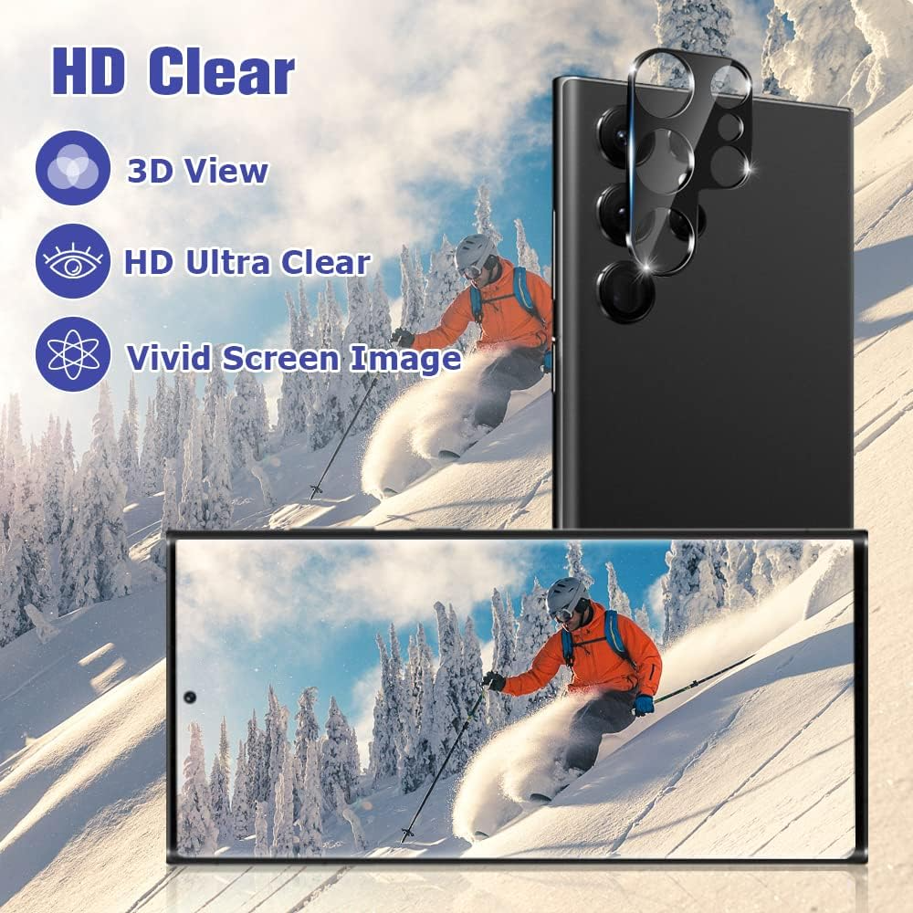 Protector de Pantalla de Cristal Templado Lente Hidrogel Para Samsung S23 S22 Ultra Plus USA