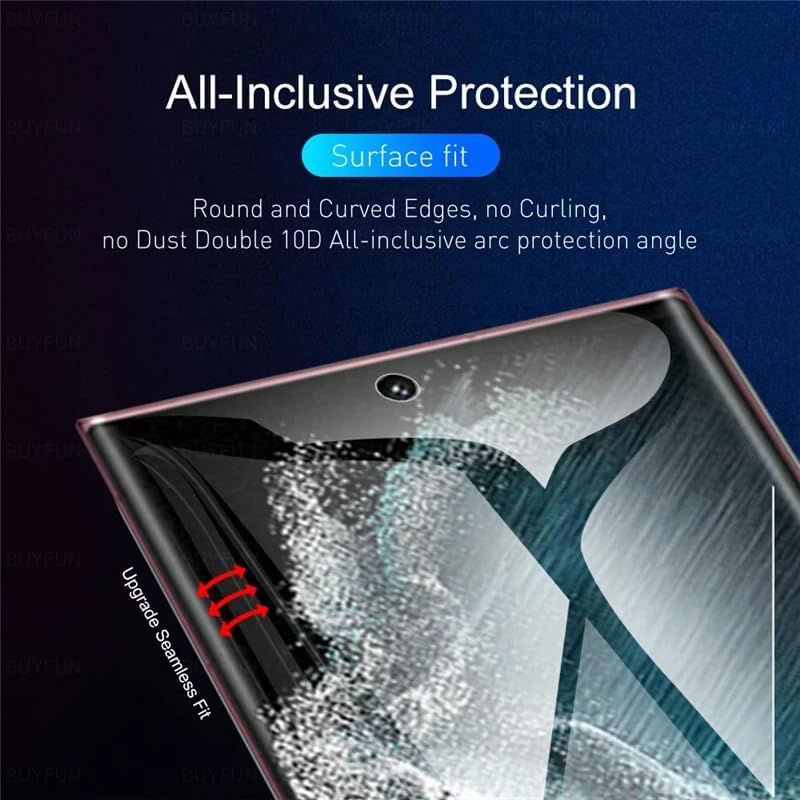 Protector de Pantalla de Cristal Templado Lente Hidrogel Para Samsung S23 S22 Ultra Plus USA
