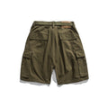 Pantalones Cortos de Trabajo Verde Ejército Caqui con Múltiples Bolsillos
