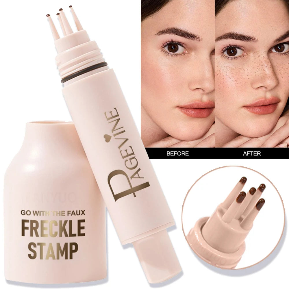 Lápiz de Sello de Pecas de 5 Puntas