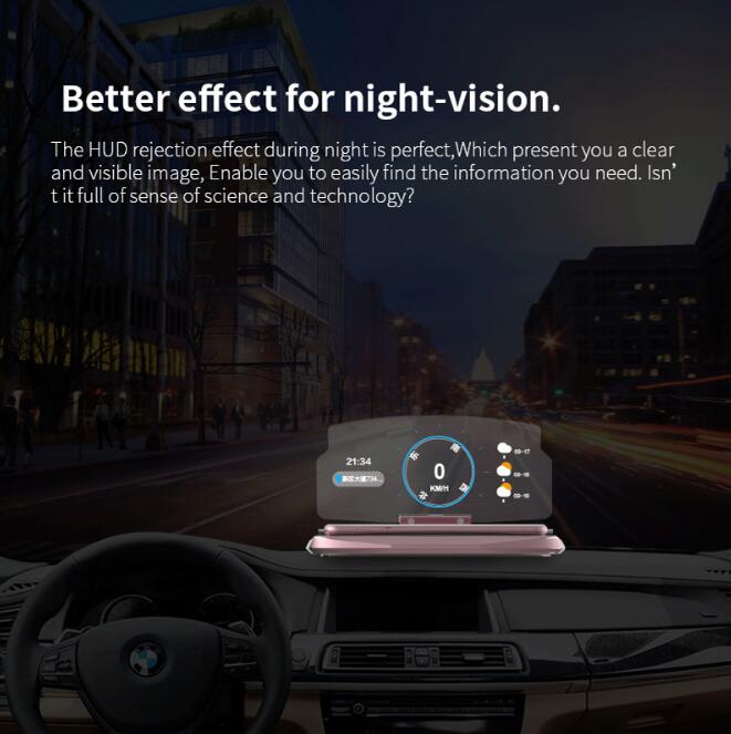 Soporte para la Visualización en el Parabrisas del Coche para Navegación Móvil