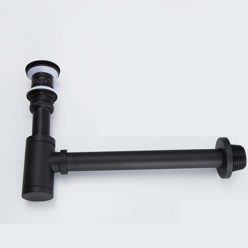 Tubo de Drenaje Antiodor para Lavabo de Baño con Núcleo de Cobre