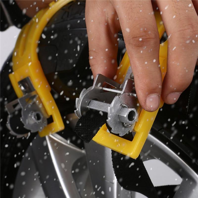 Cadenas de Nieve Universales para Neumáticos de Coches de Alta Resistencia