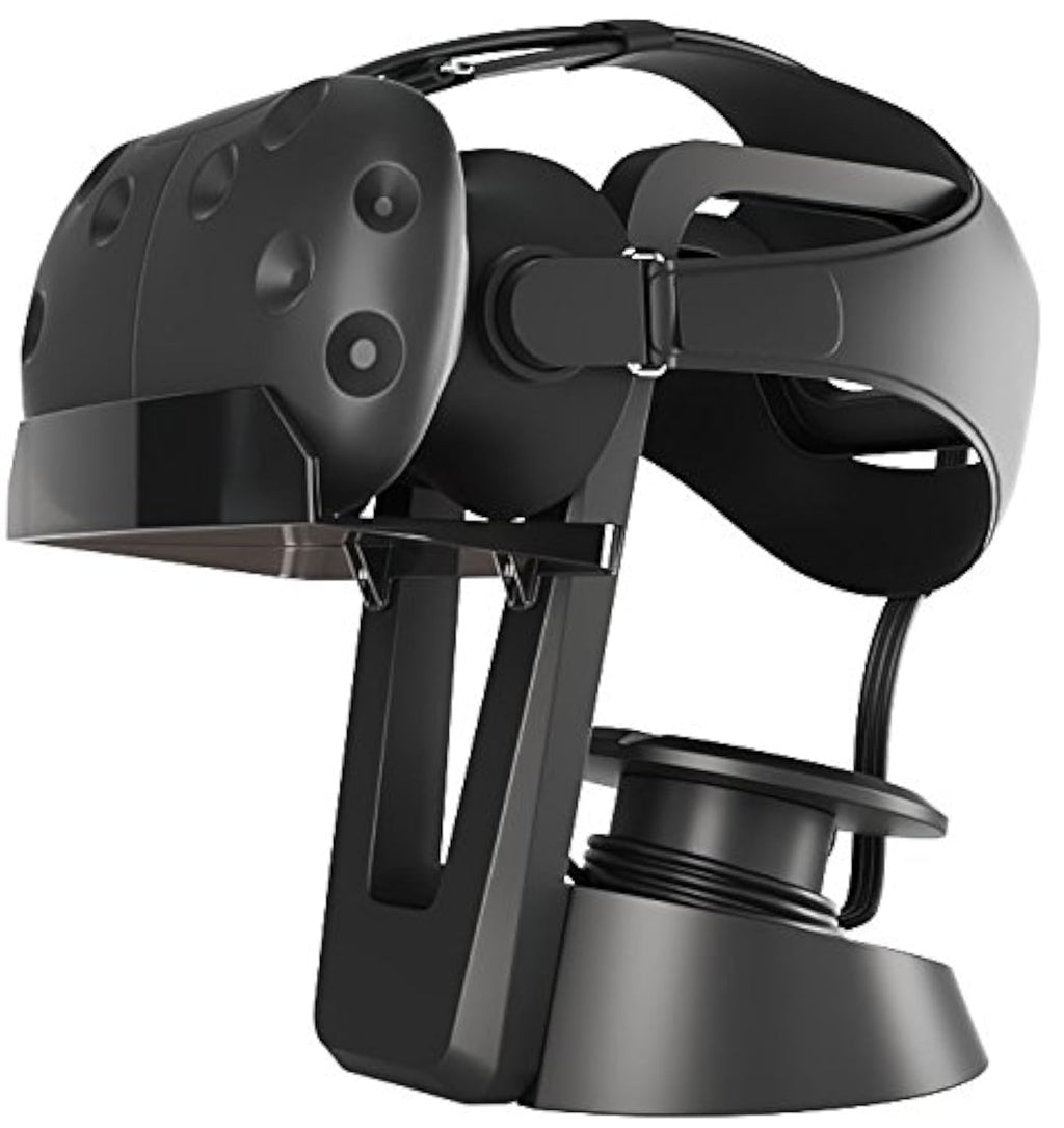 Soporte Skywin VR - Soporte para Exhibición de Auriculares y Organizador de Cables para Todos los Lentes VR - HTC Vive PlayStation VR y Oculus Rift Oculus Quest